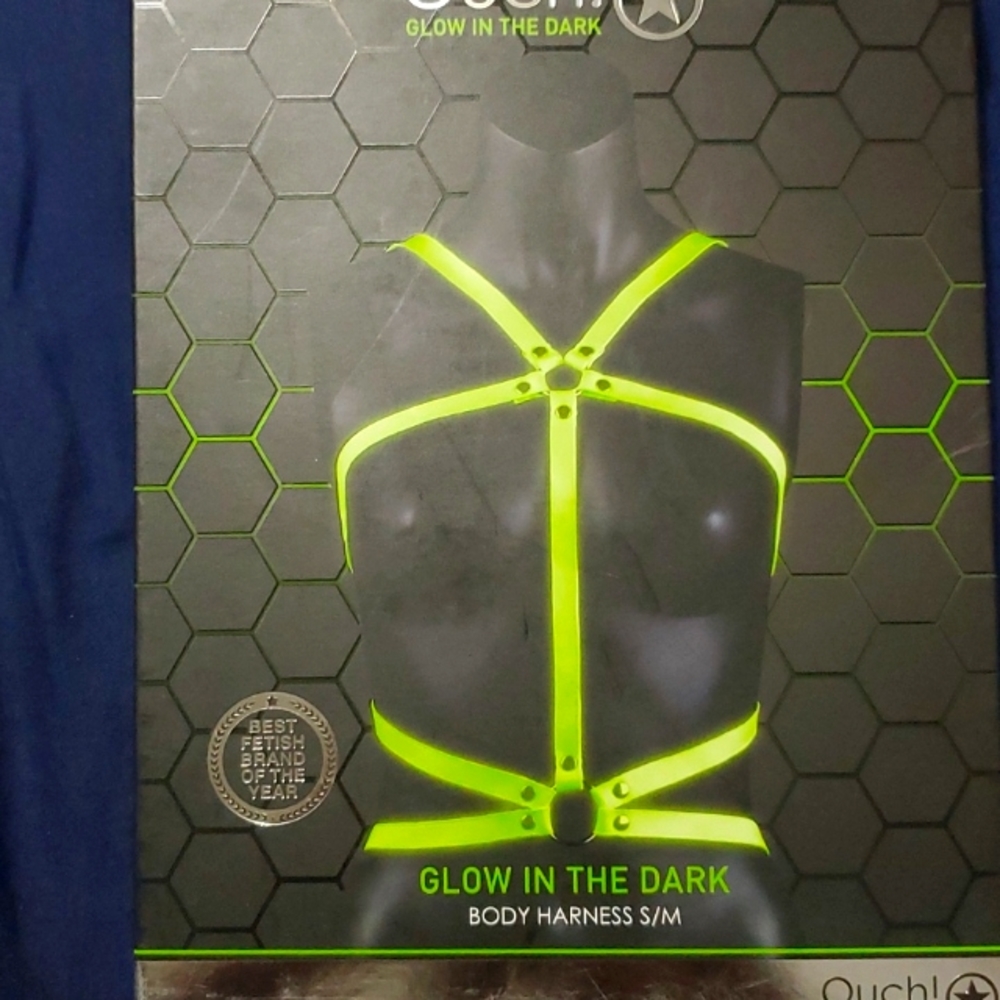 BDSM Glow in The Dark Body Harnest